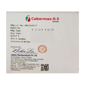 Cabermax-0.5 John Lee 10 vỉ x 4 viên (Cabergoline)