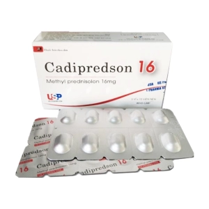 Cadipredson 16 US Pharma - USP 3 vỉ x 10 viên (Methylprednisolon)