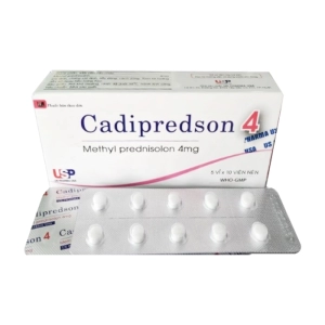 Cadipredson 4 US Pharma – USP 5 vỉ x 10 viên (Methylprednisolon)