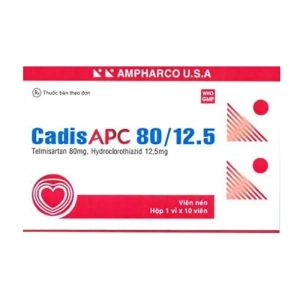 CadisAPC 80/12.5 Ampharco U.S.A 1 vỉ x 10 viên