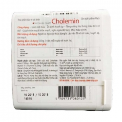 Cải thiện và tăng cường sức khỏe tim mạch Dao Nordic Health Cholemin Hộp 60 viên