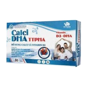 Calci DHA TTPHA Win Pharma 3 vỉ x 10 viên - Bổ sung Canxi, Vitamin D3