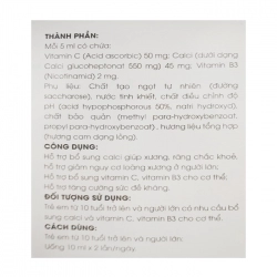 Calci Life OPV 20 ống x 10ml Calci Life OPV 20 ống x 10ml