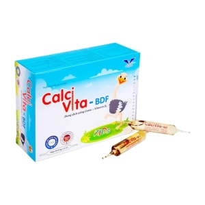 Calci Vita-BDF Kids Bidiphar 24 ống x 5ml - Dung dịch uống