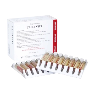 Calci Vita Bidiphar 24 ống x 10ml (Calcium + Vitamin C + Vitamin PP)