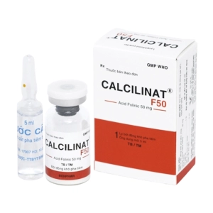 Calcilinat F50 Bidiphar 1 lọ + 1 ống (Acid folinic)