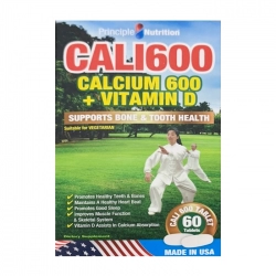 Calcium 600 Vitamin D Principle Nutrition 60 viên
