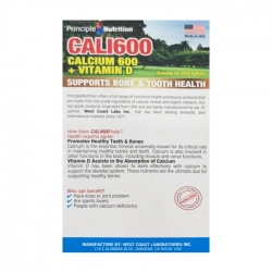 Calcium 600 Vitamin D Principle Nutrition 60 viên