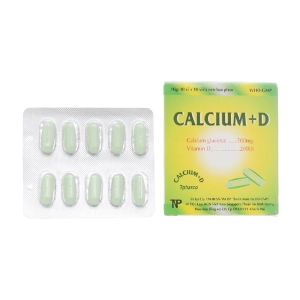 Calcium + D Tpharco 10 vỉ x 10 viên