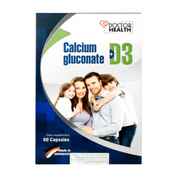 Calcium Gluconate + D3 Doctor Health 4 vỉ x 15 viên - Viên uống bổ xương Calcium Gluconate + D3 Doctor Health 4 vỉ x 15 viên - Viên uống bổ xương