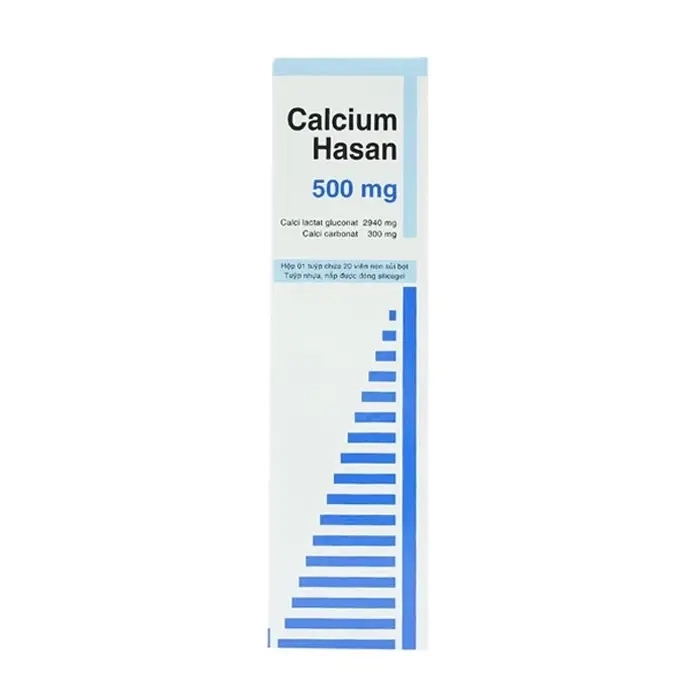 Calcium Hasan 500mg 20 viên