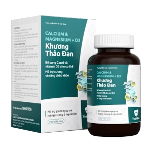 Calcium Magnesium + D3 Khương Thảo Đan Thái Minh 200 viên – Bổ sung Canxi, vitamin D3 cho cơ thể