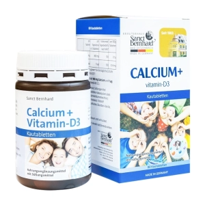 Calcium+Vitamin-D3 Sanct Bernhard 90 viên - Bổ sung Canxi Vitamin D3 cho cơ thể Calcium+Vitamin-D3 Sanct Bernhard 90 viên - Bổ sung Canxi Vitamin D3 cho cơ thể