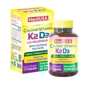 Calcium Vitamin K2 D3 MediUSA 30 viên - Hỗ trợ giảm loãng xương Calcium Vitamin K2 D3 MediUSA 30 viên - Hỗ trợ giảm loãng xương
