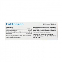 Caldihasan Hasan 3 vỉ x 10 viên Caldihasan Hasan 3 vỉ x 10 viên