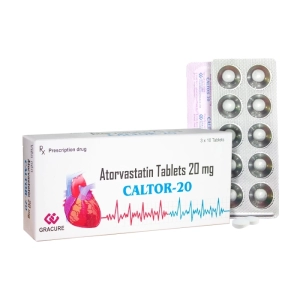 Caltor-20 Gracure 3 vỉ x 10 viên (Atorvastatin)