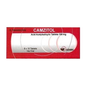 Camzitol 100mg Farmalabor 6 vỉ x 10 viên (Acid acetylsalicylic)