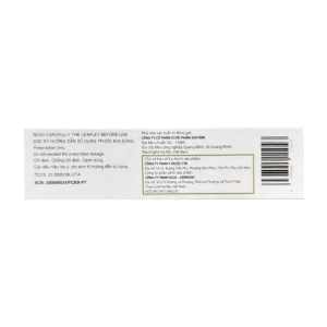 Canday Gigagroup 2 vỉ x 5 viên - Viên đặt âm đạo