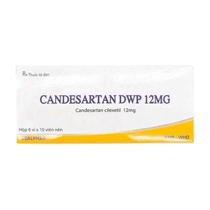 Candesartan DWP 12mg Wealphar 6 vỉ x 10 viên (Candesartan cilexetil)