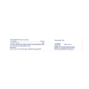 Candipa 1% Apimed tuýp 15g (Clotrimazol)