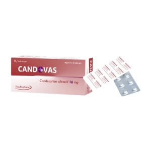 Candovas 16mg Herabiopharm 3 vỉ x 10 viên (Candesartan cilexetil)