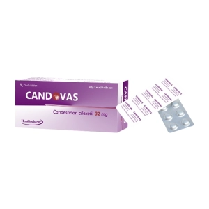 Candovas 32mg Herabiopharm 3 vỉ x 10 viên (Candesartan cilexetil)