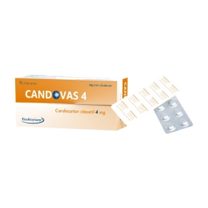 Candovas 4 Herabiopharm 3 vỉ x 10 viên (Candesartan cilexetil)
