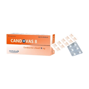 Candovas 8 Herabiopharm 3 vỉ x 10 viên (Candesartan cilexetil)