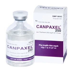Canpaxel 250 Bidiphar 1 lọ x 41.67ml (Paclitaxel)