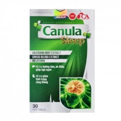 Canula Sleep 30 viên - Hỗ trợ dưỡng tâm an thần, giúp ngủ ngon giấc