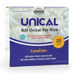 Canxi Cơm Unical 20 gói – Bổ sung canxi Canxi Cơm Unical 20 gói – Bổ sung canxi