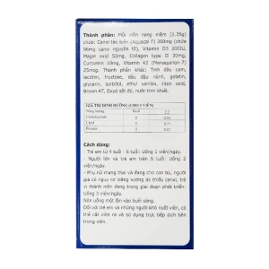 Canxi Magie Kingphar lọ 60 viên - Bổ sung Canxi, Magie