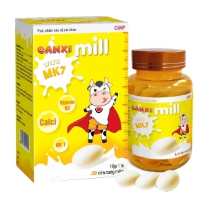 Canxi Mill Thephaco lọ 60 viên - Bổ sung calci, xương răng chắc khỏe