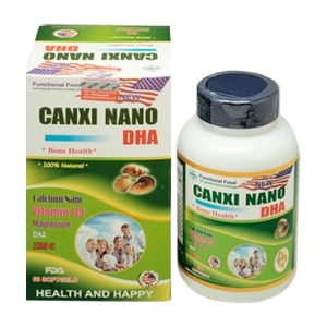 Canxi Nano DHA 30 viên - Bổ sung calci cho cơ thể