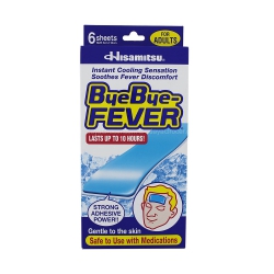 Cao dán hạ sốt Byebye Fever, Hộp 16 miếng Cao dán hạ sốt Byebye Fever, Hộp 16 miếng
