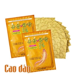 Cao dán hồng sâm Himena Cao dán hồng sâm Himena