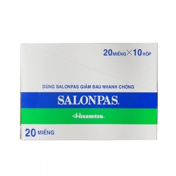Cao dán Salonpas, Hộp 20 miếng x 10 hộp Cao dán Salonpas, Hộp 20 miếng x 10 hộp