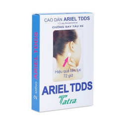 Cao dán say xe Ariel TDDS Tatra, Hiệu quả trong 72 giờ Cao dán say xe Ariel TDDS Tatra, Hiệu quả trong 72 giờ
