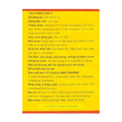 Cao Vàng Con Ó Yellow Balm Eagle 20g Cao Vàng Con Ó Yellow Balm Eagle 20g