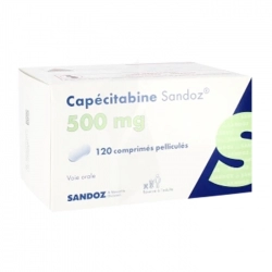 Capecitabin 500mg Sandoz 10 vỉ x 12 viên