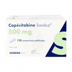 Capecitabin 500mg Sandoz 10 vỉ x 12 viên Capecitabin 500mg Sandoz 10 vỉ x 12 viên