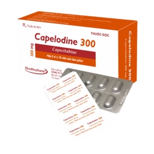 Capelodine 300 Herabiopharm 6 vỉ x 10 viên (Capecitabine)