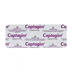 Captagim 25mg Agimexpharm 10 vỉ x 10 viên
