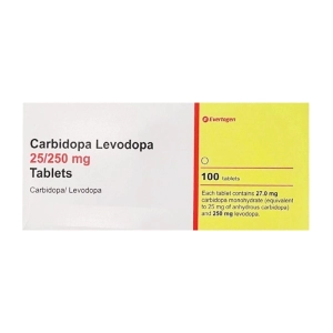 Carbidopa Levodopa 25/250mg Tablets Evertogen 10 vỉ x 10 viên (Carbidopa + Levodopa)