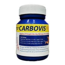 Carbovis Đại Y 100 viên - Viên uống than hoạt tính
