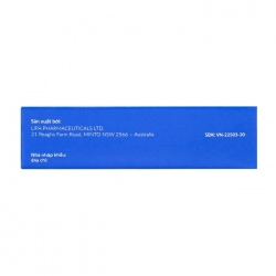 Cardioton Lipa Pharmaceuticals 3 vỉ x 10 viên (Ubidecarenone + Vitamin E)