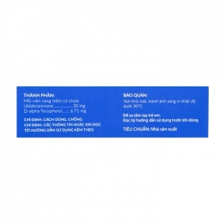 Cardioton Lipa Pharmaceuticals 3 vỉ x 10 viên (Ubidecarenone + Vitamin E)