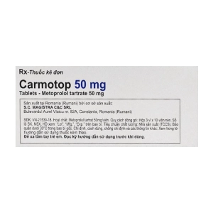 Carmotop 50mg S.C. Magistra 3 vỉ x 10 viên