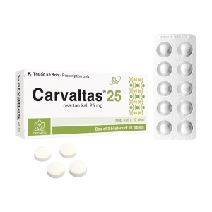 Carvaltas 25 Fremed 3 vỉ x 10 viên (Losartan kali)