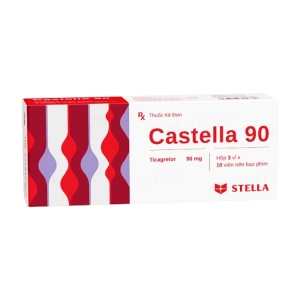 Castella 90 Stellapharm 3 vỉ x 10 viên (Ticagrelor)